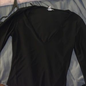 Black v neck body